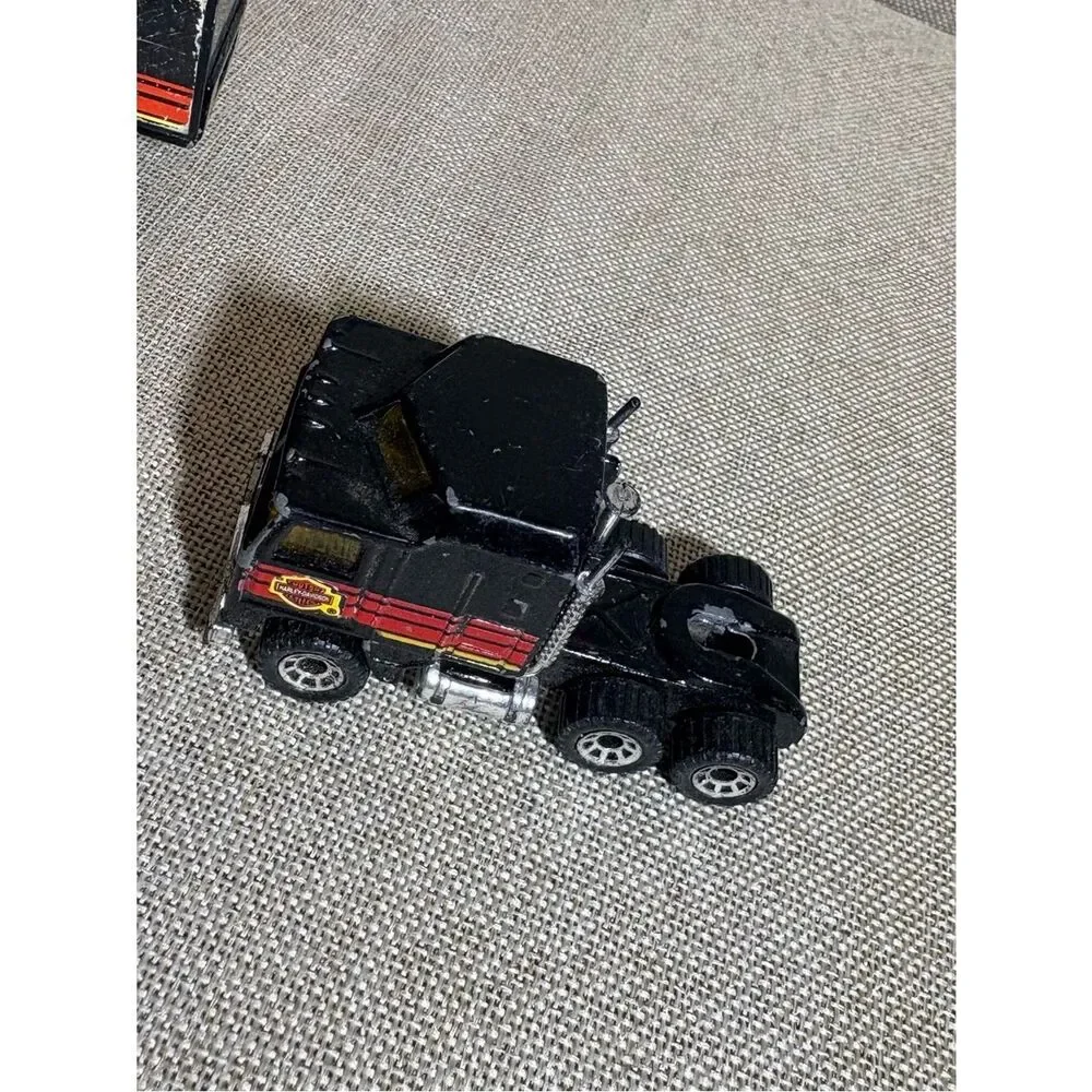 Vintage Matchbox 1981 Harley-Davidson Livery Articulated Trailer Kenworth Truck
